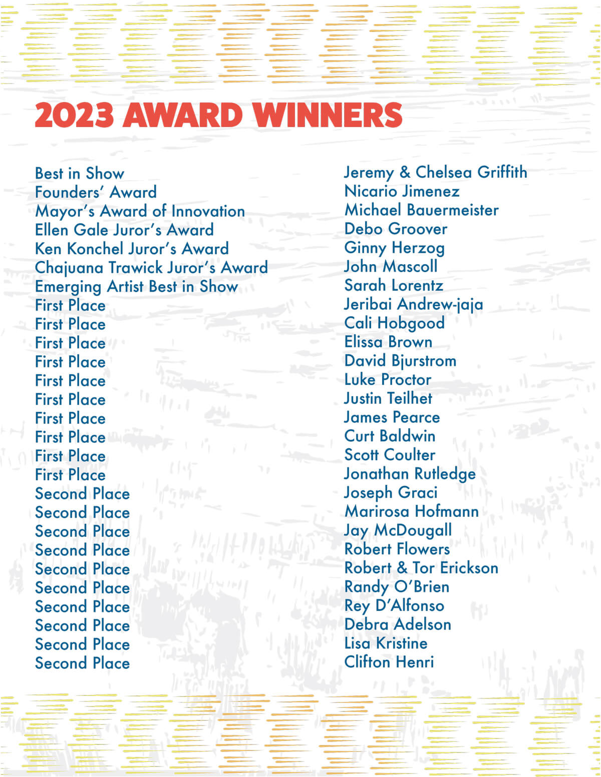 2023 Sant Louis Art Fair Award Winners